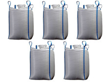 5 pezzi  SACCO SACCONE BIG BAG IN POLIPROPILENE 90x90x140 OMOLOGATO 1500 kg