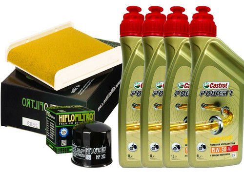Kit tagliando castrol 15w50 - kit,