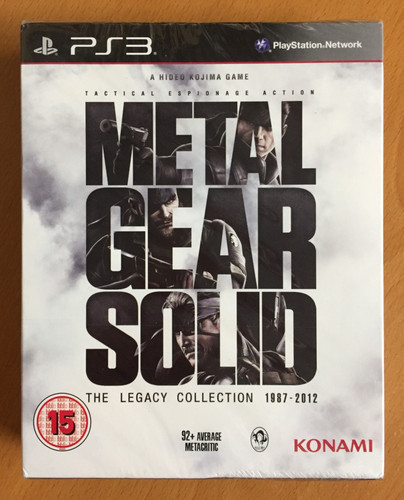 Nuovo sigillato metal gear - metal,