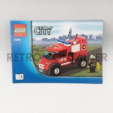 Lego Vintage Istruzioni Instructions Set 7208 - Fire Station (2010) n.1