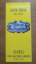 Depliant Vintage 1972. Lacco Ameno (Isola Di Ischia) Albergo La Reginella.