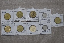 UCRAINA 1 e 2 Grivna - LOTTO 9 MONETE B49 #N280.