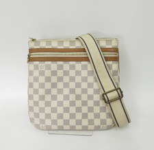 Autentica borsa a tracolla Louis Vuitton Damier Azur Pochette Bosforo F#47359