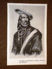 Giuseppe Garibaldi nell'uniforme portata nell'America del Sud