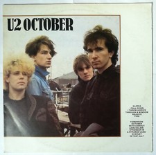  U2 "October" - LP Album 33