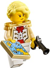 LEGO® - Minifigure - Pirates - idea228 - Camilla - Figlia dell'Ammiraglio (21358)