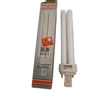 Lampada OSRAM DULUX D 18W/41 2 PIN fluorescente luce bianca 2700 K Conn. G24D-2 