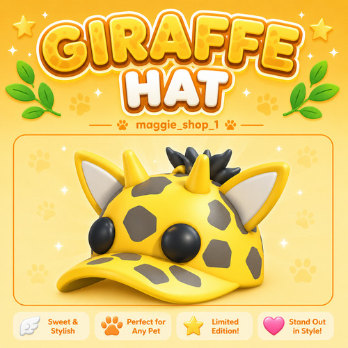 Cappello giraffa abbigliamento
