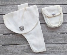 Fondina M51 e portamanette in canapa originale P.S. del 1985 etichettata