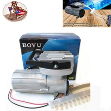 Pompa Aria 160L/MIM, Gonfiatore Idroponico Acquario DC12V Membrana Compressore Aria