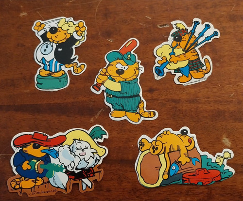 Adesivi garfield pezzi da - garfield,