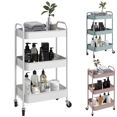 Homcom carrello portavivande - portavivande, a