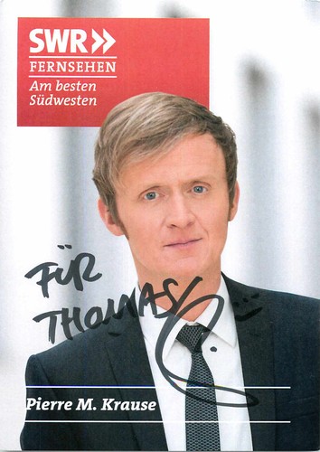 Pierre krause autografo - -,