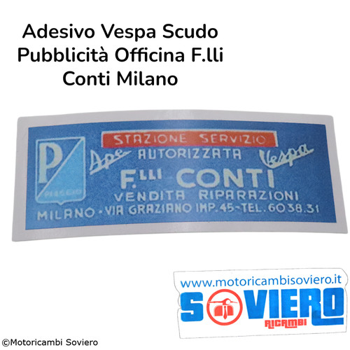 Adesivo vespa scudo - adesivo,