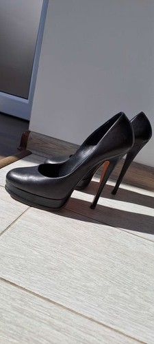 Donna casadei tacco nero pelle - nero,