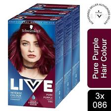3x Schwarzkopf Live colore