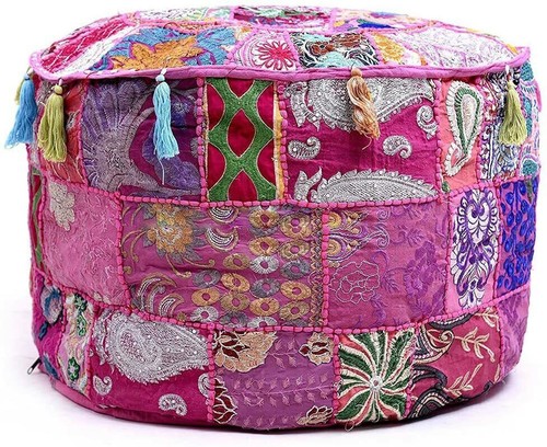 Pouf poggiapiedi fatto mano - poggiapiedi,