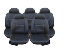 5x coprisedili in pelle PU fodere nere per Peugeot: 307SW, 806, 807, Partner