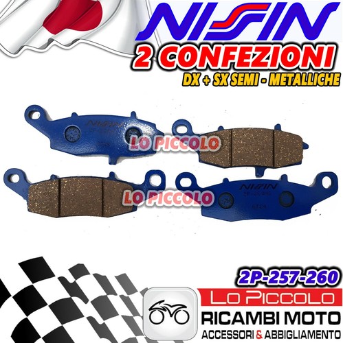 Kit pastiglie freno nissin - kit,