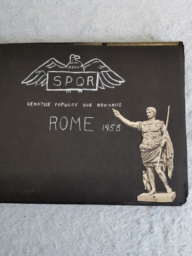 Vintage 1958 rome photograph - vintage,