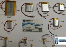batterie al polimeri di litio a celle 3,7 volt per varie mAh GPS ,modellismo.