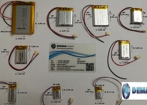 Batterie polimeri litio - al, di