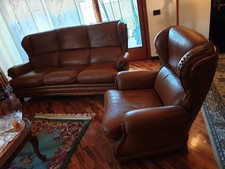 Salotto in pelle composto da