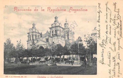 Cartolina cordoba argentina - cordoba, la