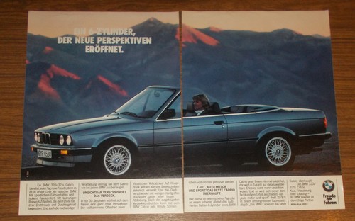 Rara pubblicità bmw - bmw, 320i/325i