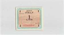 ITALY 1 Lira 1943, M10a w/