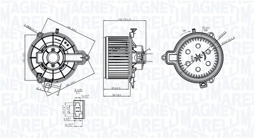 Soffiatore interno magneti - interno,