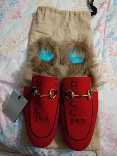 Gucci 100 princetown ciabatte - princetown,