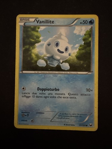 Carta pokemon vanillite - carta,