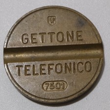 Gettone Telefonico Telefono 7501 Emilio Senesi Medaglie EMS Condizioni Discrete 