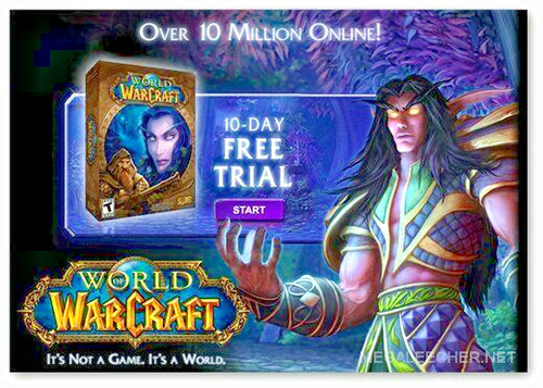 World warcraft day trial - world,