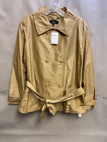 Giacca trench corto kaki