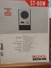 Sony ST-80W Sintonizzatore