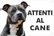 AMSTAFF ATTENTI AL CANE |