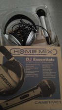 CUFFIA E MICROFONO HOMEMIX KIT DJ ESSENTIALS CANS1/MC1