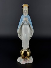 Ronzan Torino Statua Madonna Ceramica Anni ‘50 Firmata Uso Restauro