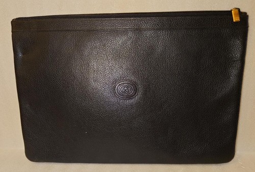 Gucci valigetta pelle - pelle, nera