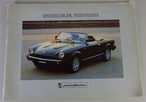 Prospetto brochure fiat 124 - prospetto/brochure,