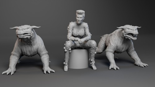 Ghostbusters gozer e cani - e,