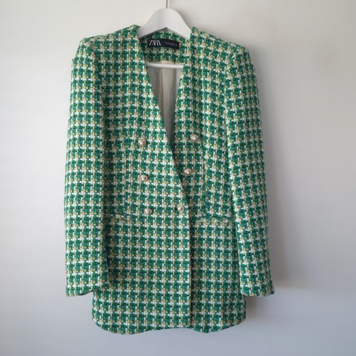 Giacca blazer doppiopetto - , zara