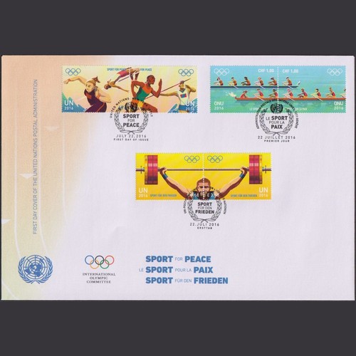 Lettera trio onu fdc - lettera, 2016