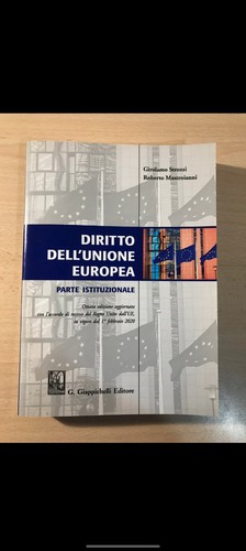 Diritto dell unione europea - dell'unione,