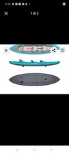 Canoa Kayak 3 Posti  Gonfiabile Completo Di Pompa Specifica Zainetto,Remi,Sacca 