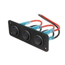 PANNELLO 3 INTERRUTTORI 12V MM