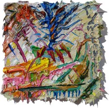 OLIO ORIGINALE 8x8"█dipinto