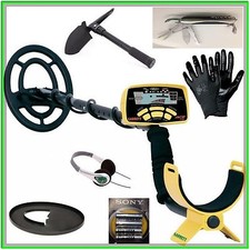 METAL DETECTOR ACE 250+CUFFIE+GUANTI+ZAPPETTA+COLTELLO+BATTERIE+COPRIPIASTR